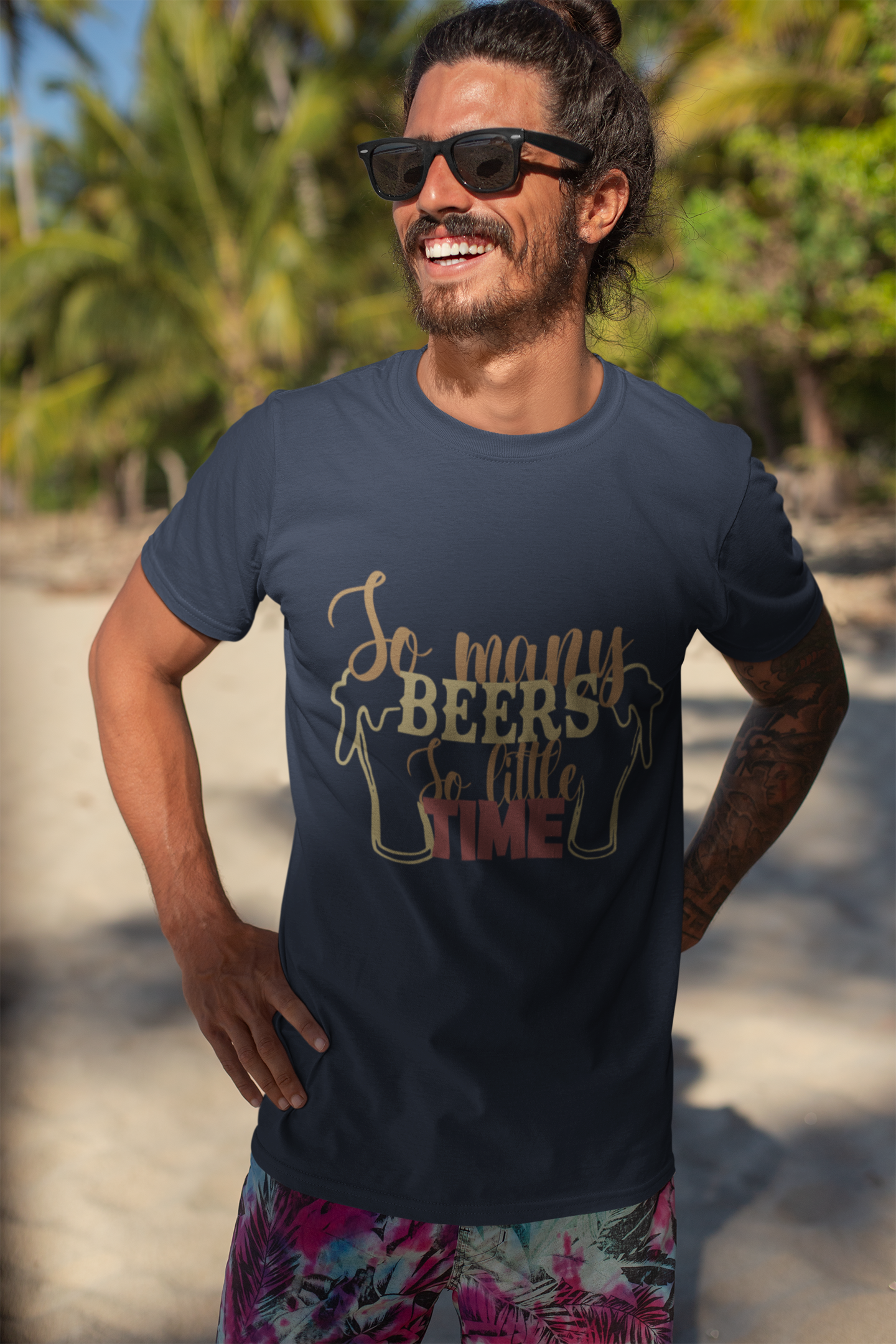 So Many Beers Mens Half Sleeves T-shirt- FunkyTeesClub