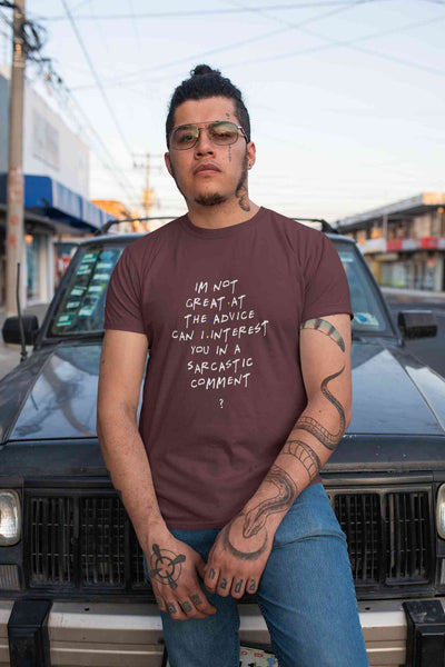 F.R.I.E.N.D.S Sarcastic Comment Chandler Mens Half Sleeves T-shirt- FunkyTeesClub