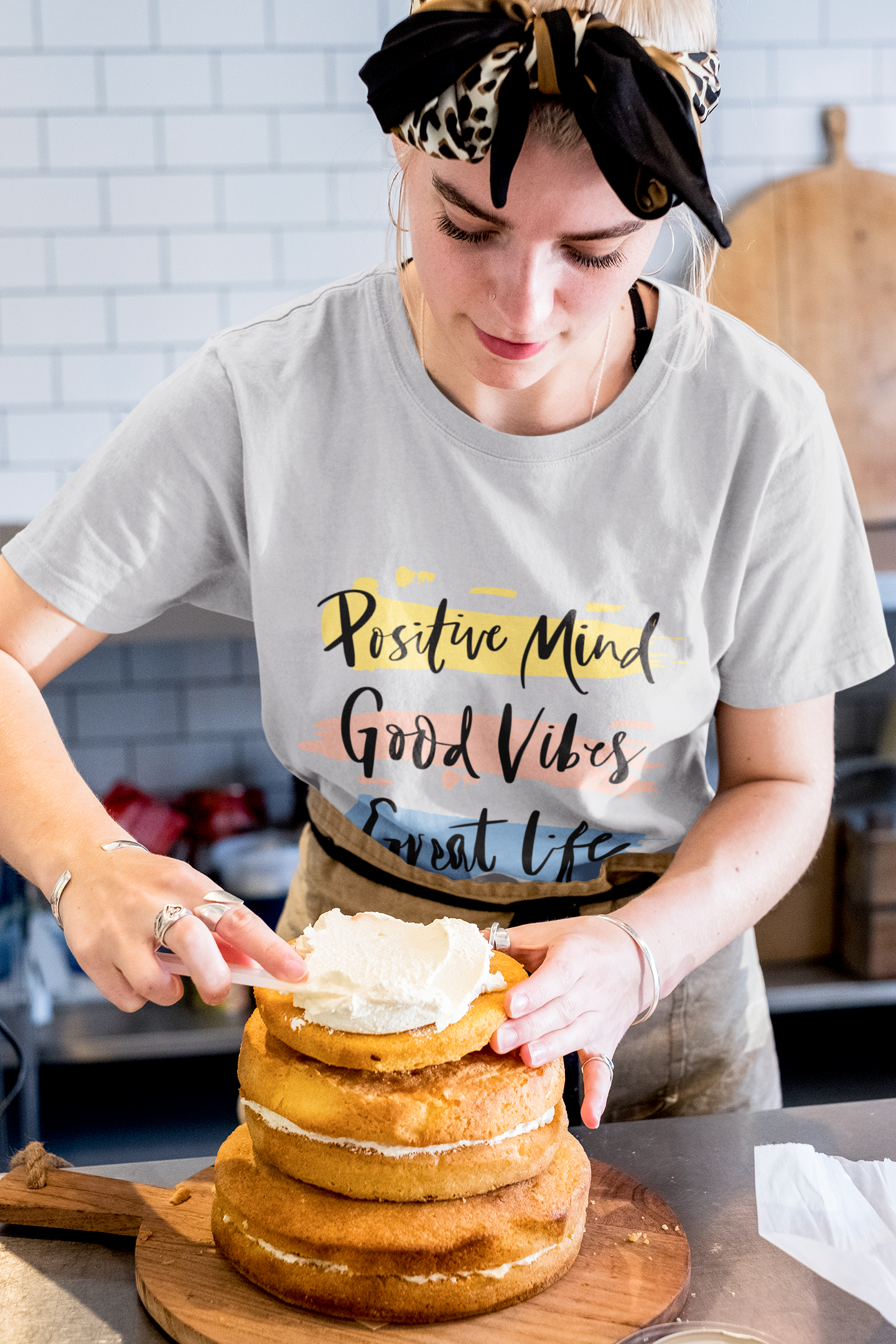 Good Vibes Women Half Sleeves T-shirt- FunkyTeesClub