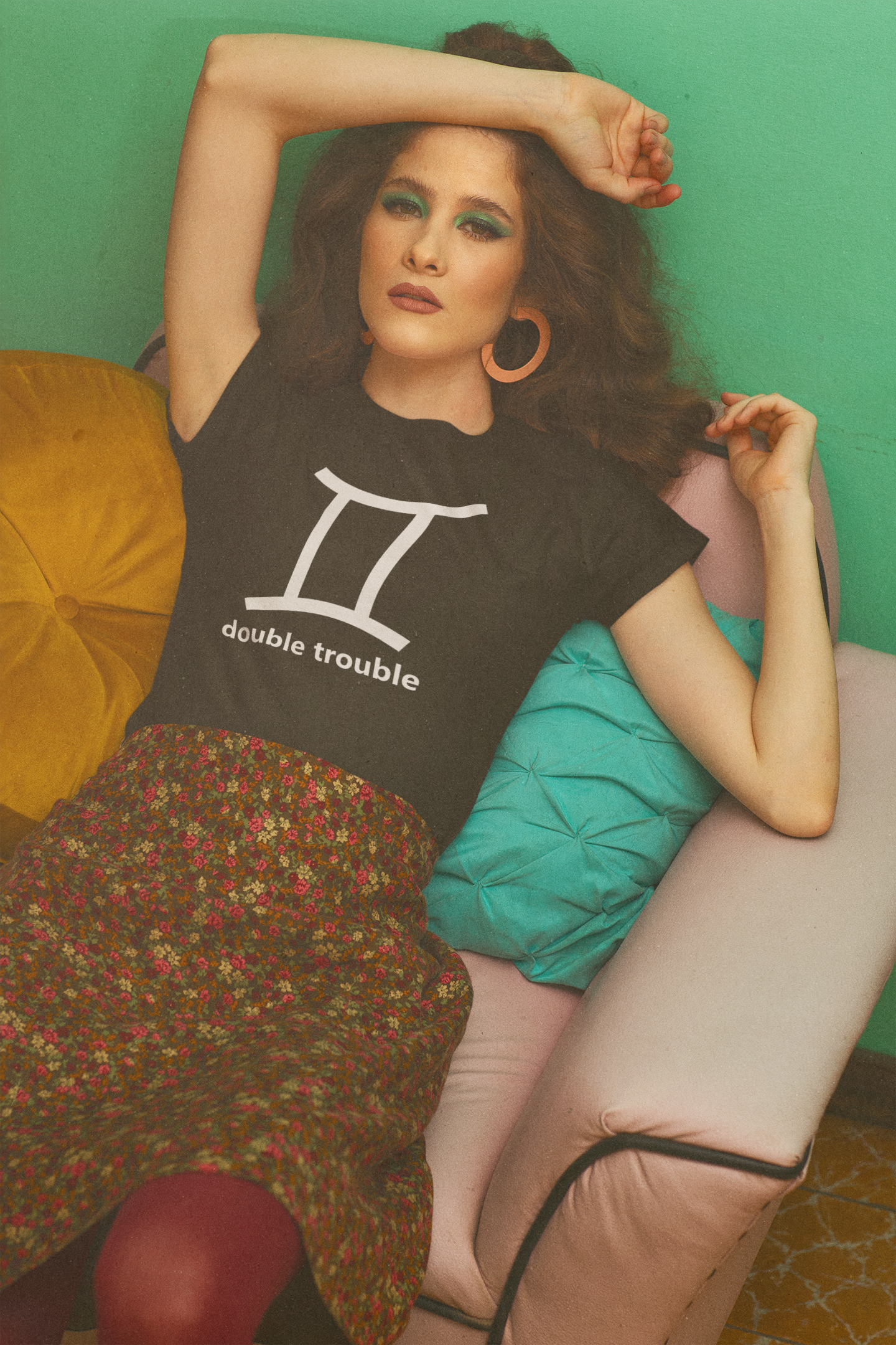 Gemini Zodiac Sign Women Half Sleeves T-shirt- FunkyTeesClub