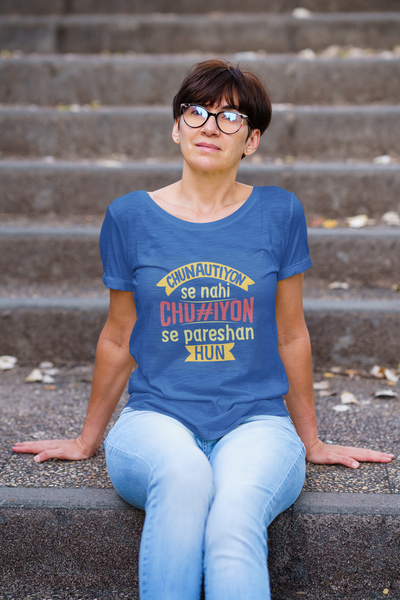 Chunautiyon Women Half Sleeves T-shirt- FunkyTeesClub