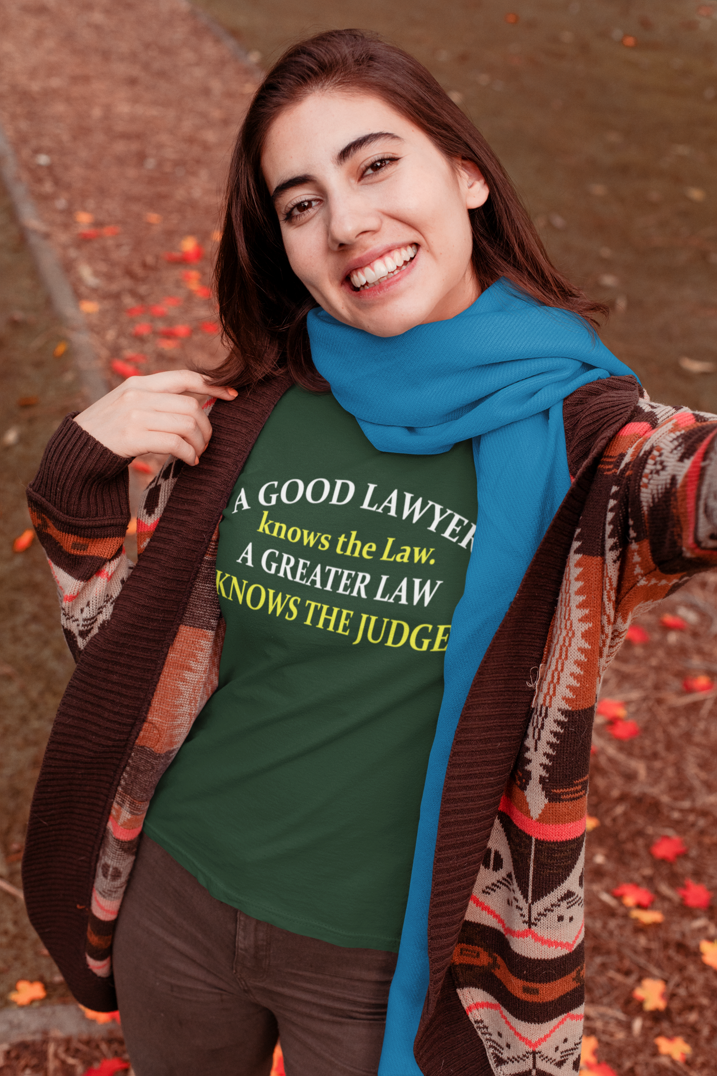 A Good Lawyer Knows The Law Women Half Sleeves T-shirt- FunkyTeesClub