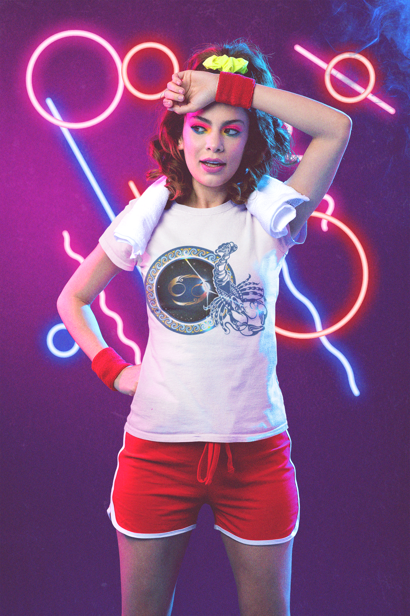 Cancer Zodiac Sign Women Half Sleeves T-shirt- FunkyTeesClub