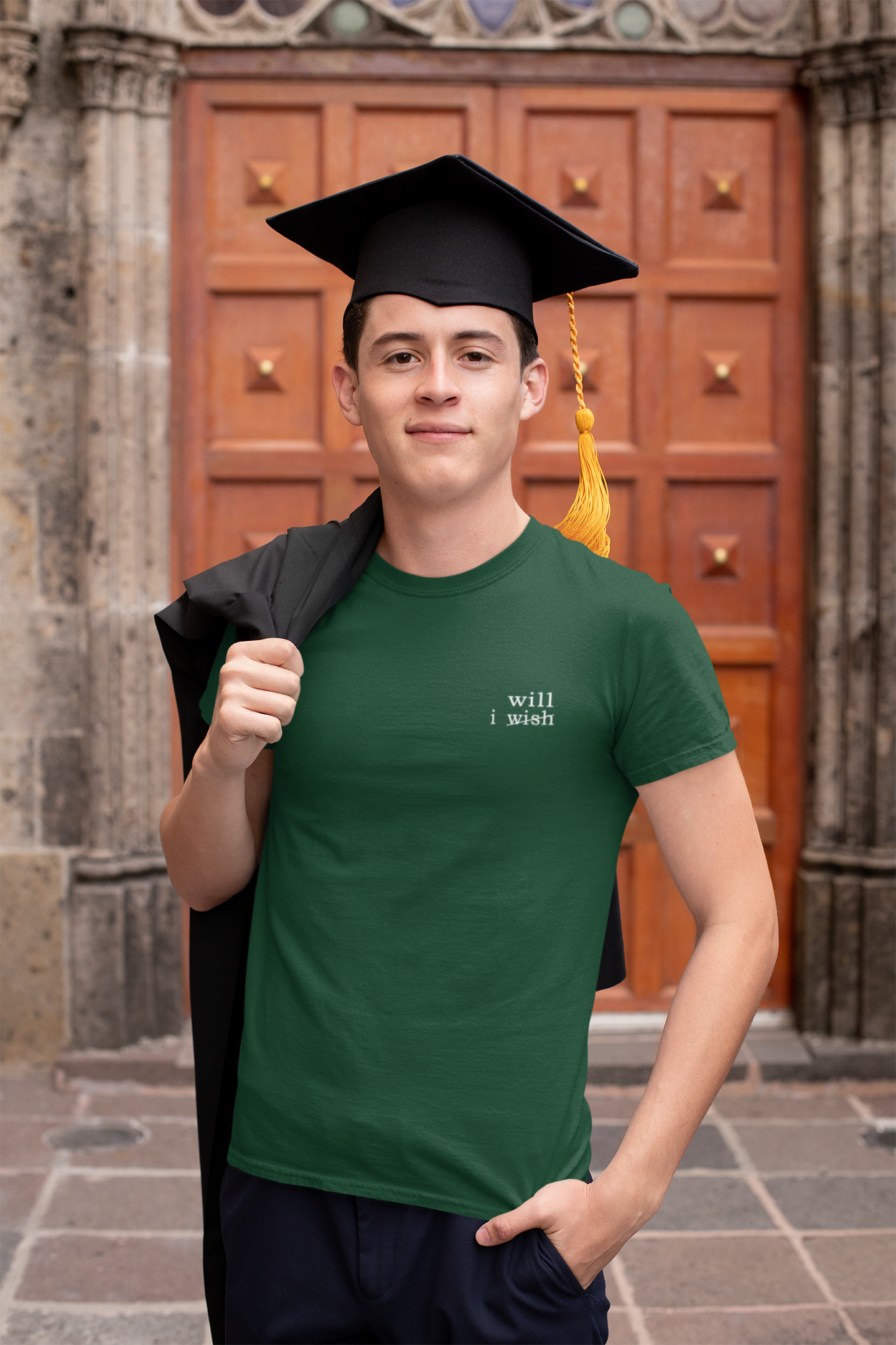 I wish I will Minimal Mens Half Sleeves T-shirt- FunkyTeesClub