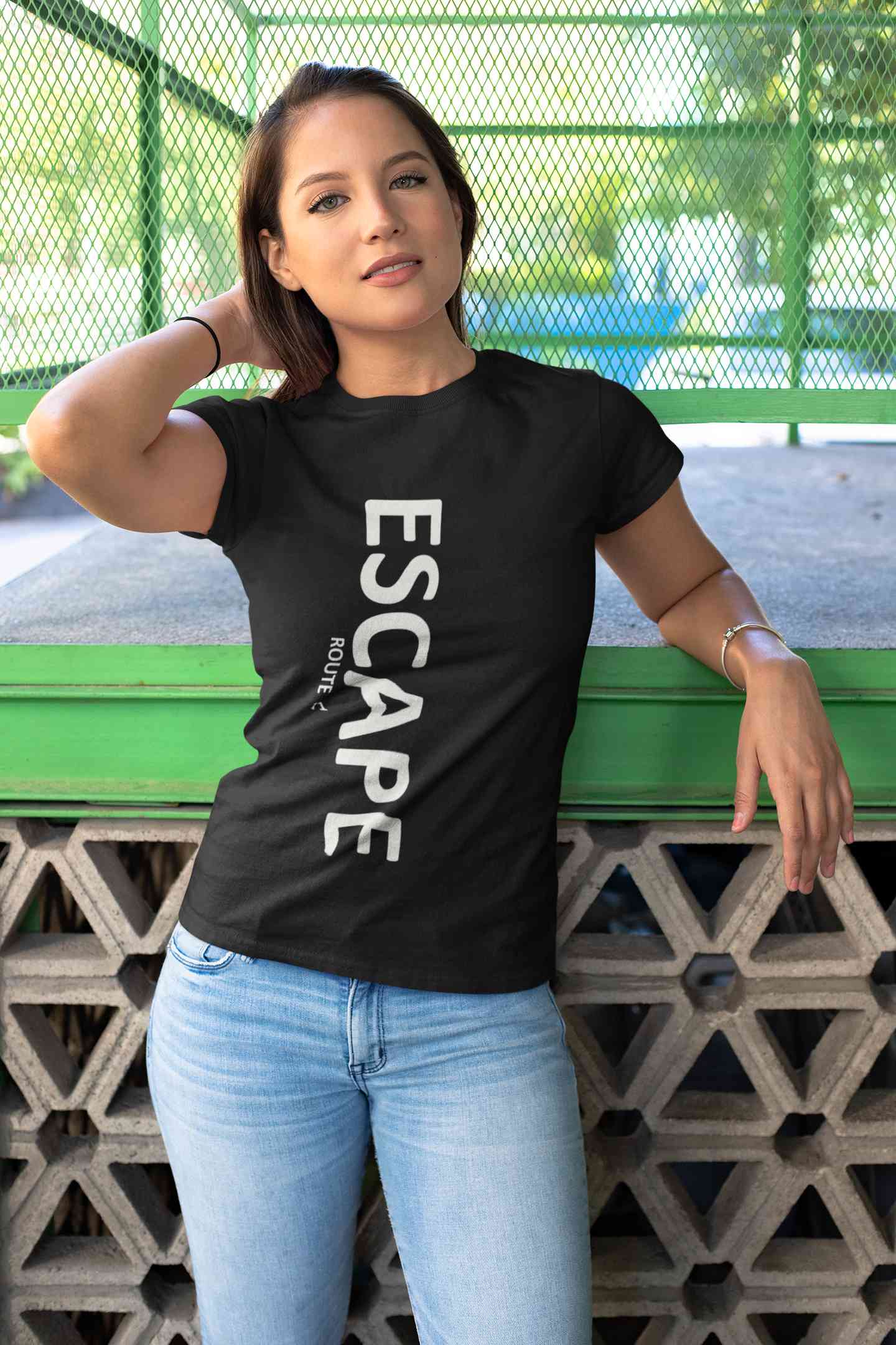 Escape Women Half Sleeves T-shirt- FunkyTeesClub