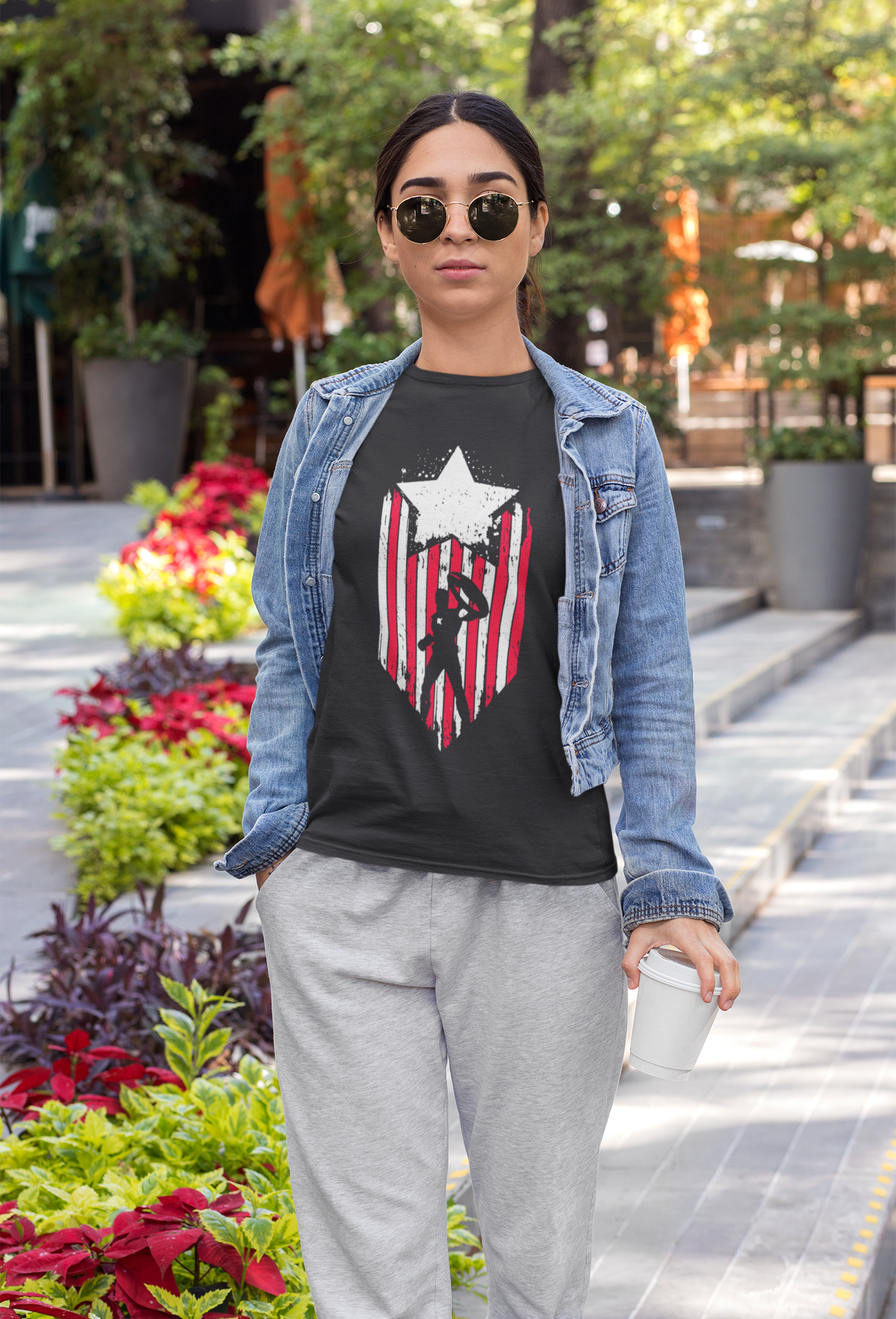 Captain America Web Series Women Half Sleeves T-shirt- FunkyTeesClub