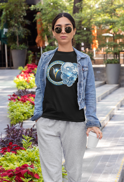 Aries Zodiac Sign Women Half Sleeves T-shirt- FunkyTeesClub