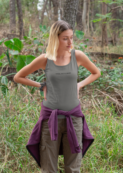Young Wild Broke Minimals Women Tank Top- FunkyTeesClub