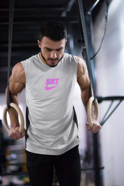 Sike Minimal Men Sleeveless T-Shirts-FunkyTeesClub