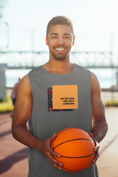 You Dont Grow Minimal Men Gym Vest-FunkyTeesClub