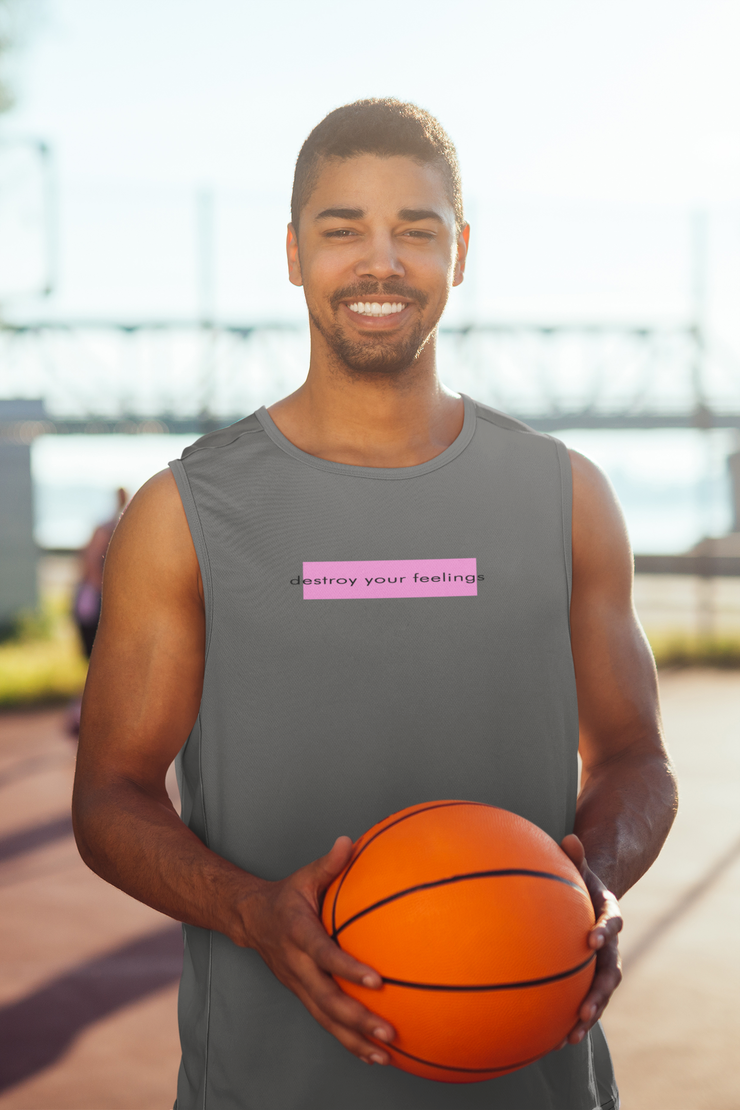 Destroy Your Feelings Minimal Men Sleeveless T-Shirts-FunkyTeesClub