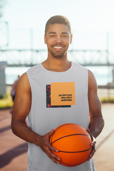 You Dont Grow Minimal Men Gym Vest-FunkyTeesClub