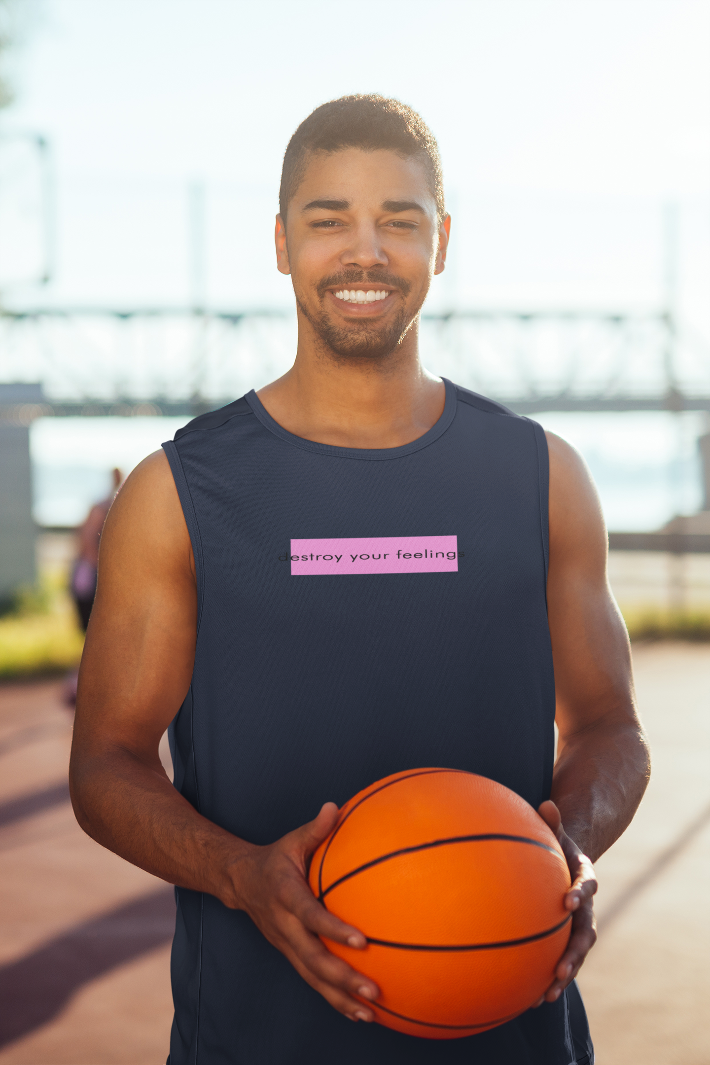 Destroy Your Feelings Minimal Men Sleeveless T-Shirts-FunkyTeesClub