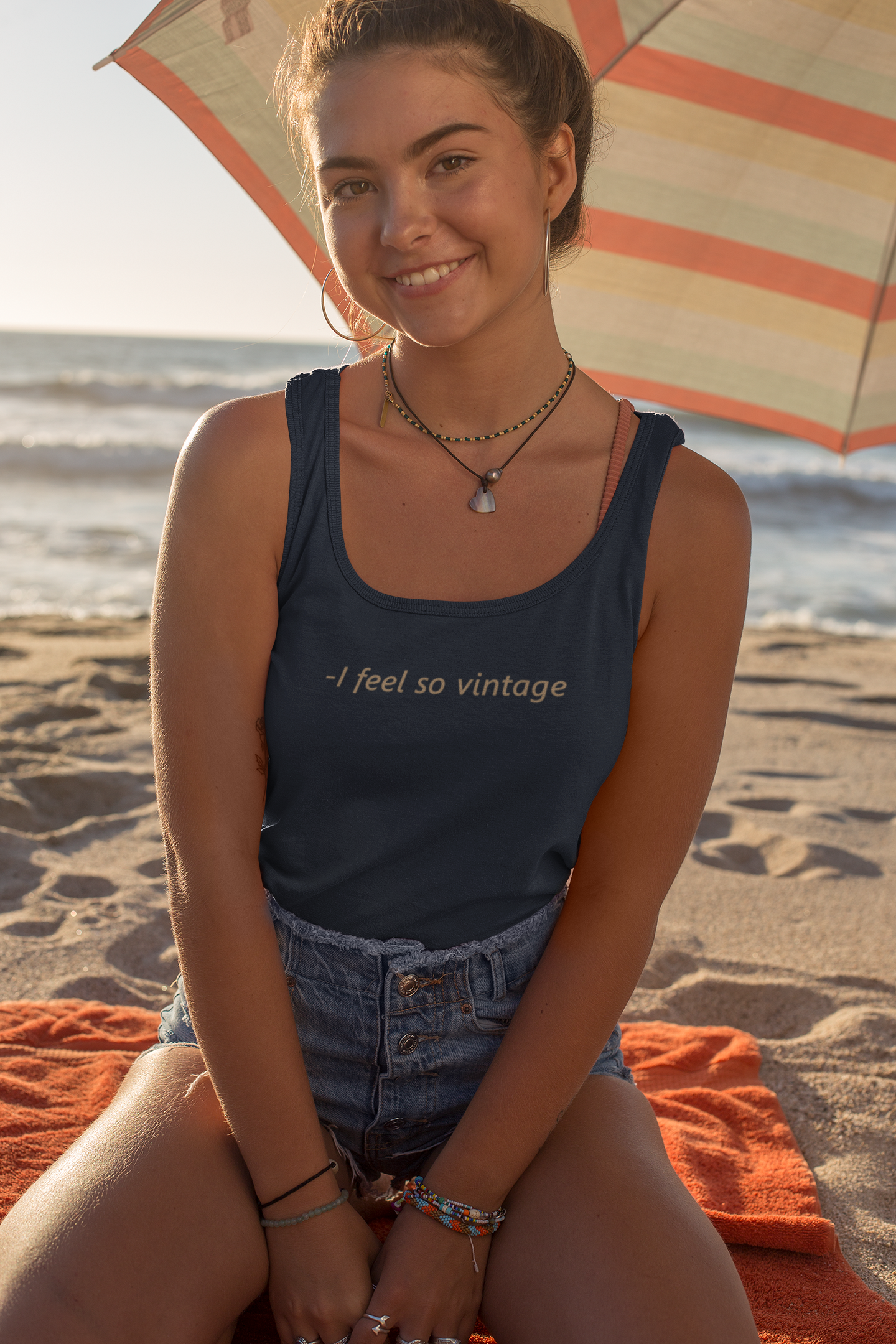 I Feel So Vintage Minimals Women Tank Top- FunkyTeesClub