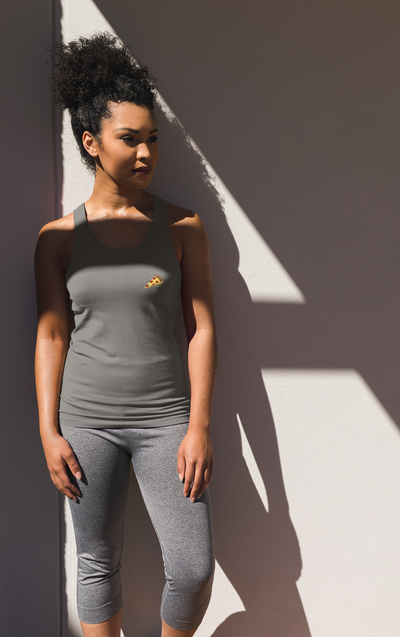 Pizza Minimals Women Tank Top- FunkyTeesClub