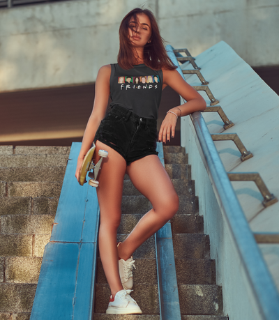 F.R.I.E.N.D.S. Friends Web Series Women Tank Top- FunkyTeesClub