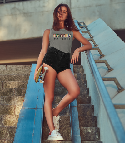F.R.I.E.N.D.S. Friends Web Series Women Tank Top- FunkyTeesClub
