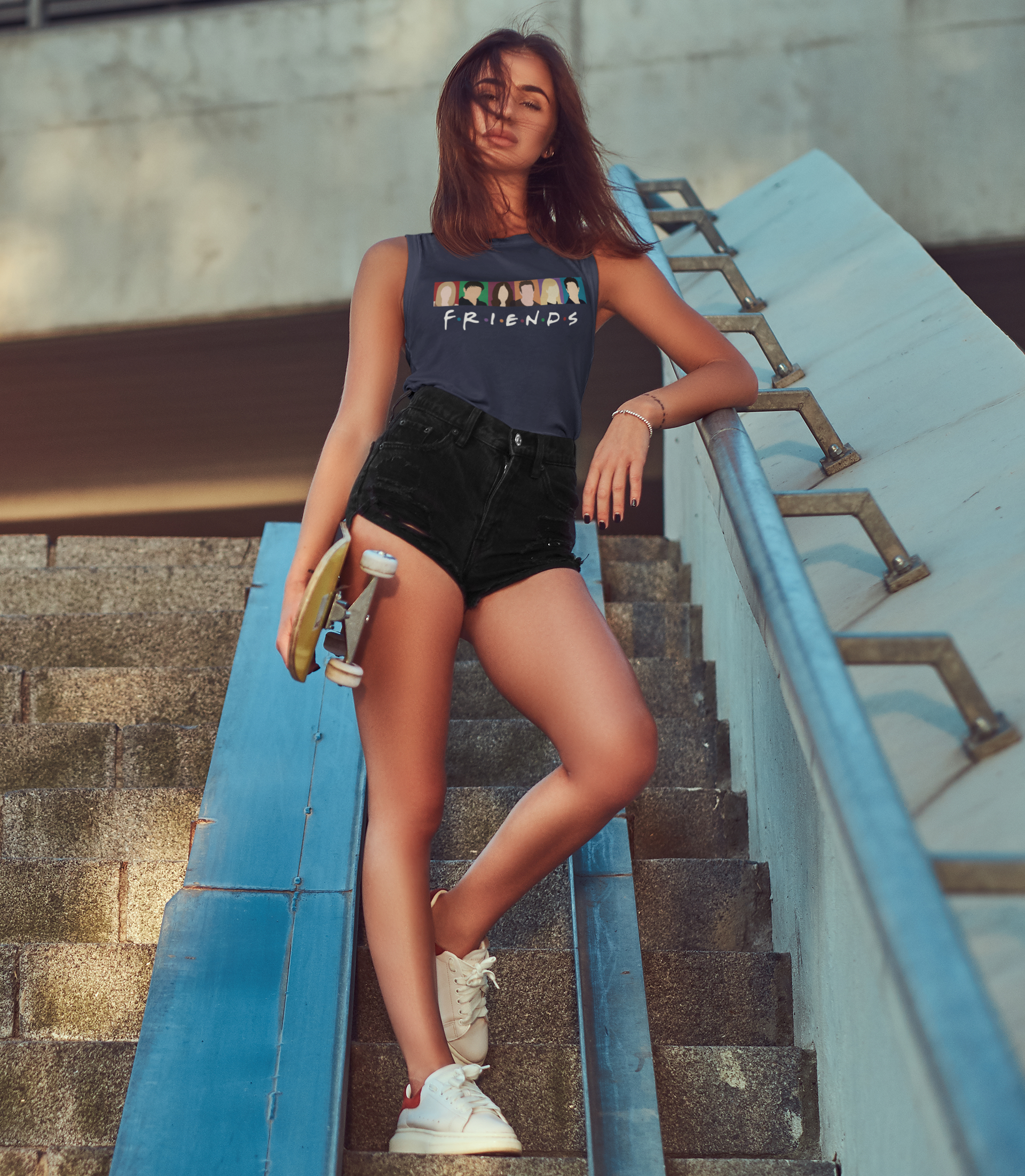 F.R.I.E.N.D.S. Friends Web Series Women Tank Top- FunkyTeesClub