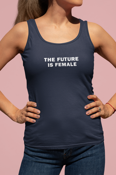 The Future Is Female Minimals Women Tank Top- FunkyTeesClub
