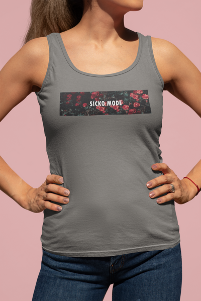 Sicko Mode Minimals Women Tank Top- FunkyTeesClub