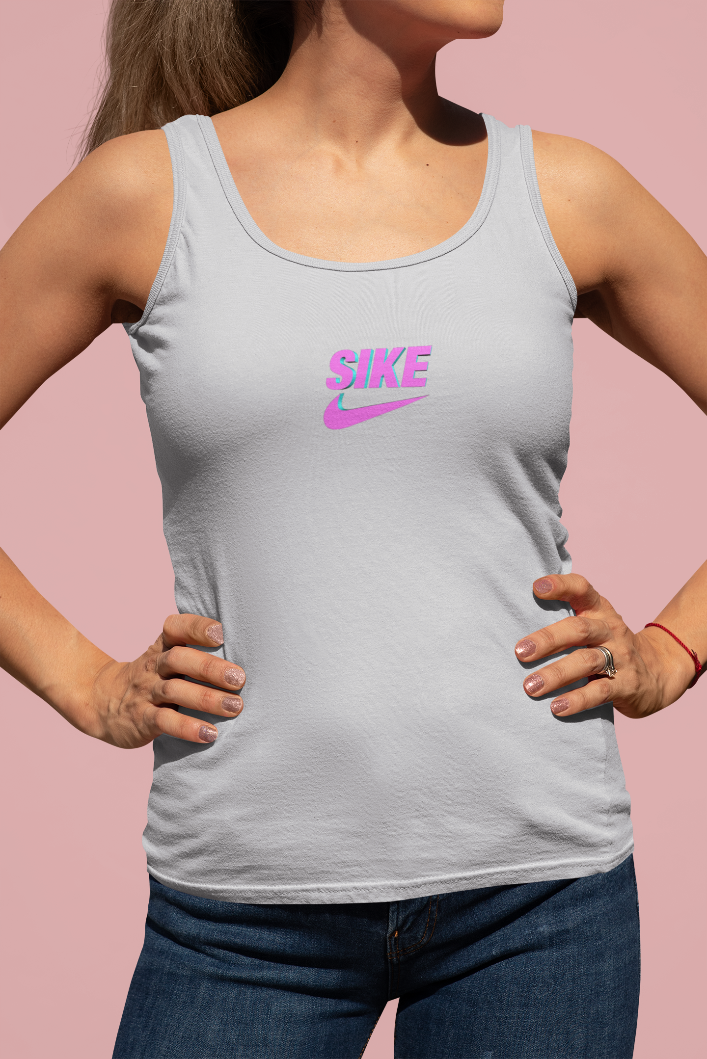 Sike Minimals Women Tank Top- FunkyTeesClub