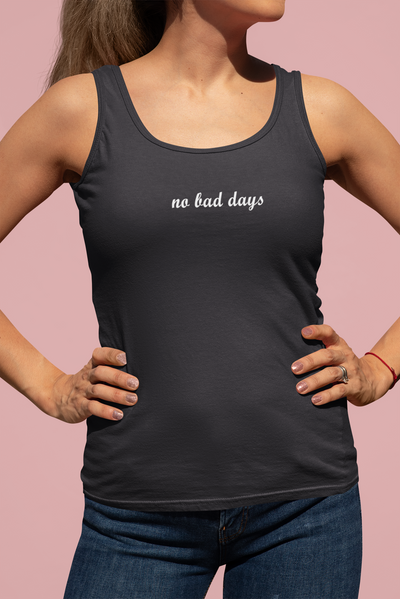 No Bad Days Minimals Women Tank Top- FunkyTeesClub