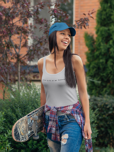 Play Lofi At My Funeral Minimals Women Tank Top- FunkyTeesClub