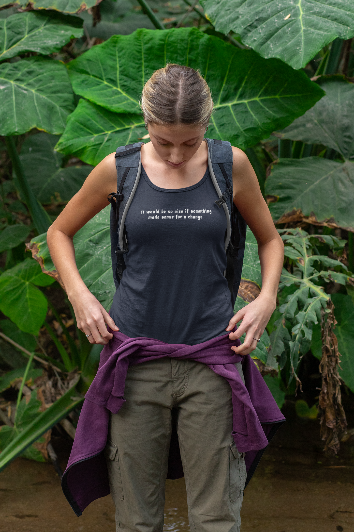 It Would Be So Nice Minimals Women Tank Top- FunkyTeesClub