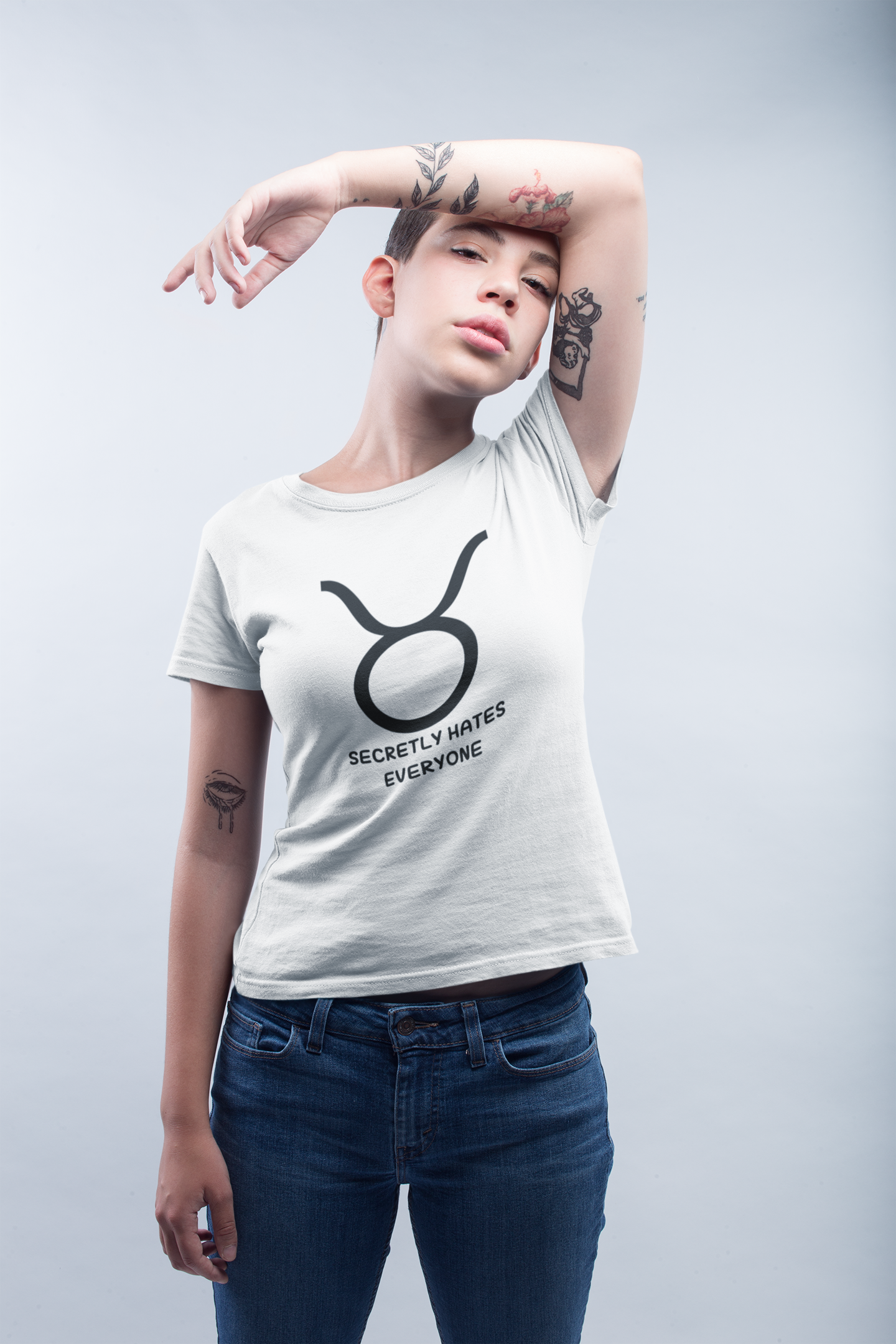 Taurus Zodiac Sign Women Half Sleeves T-shirt- FunkyTeesClub