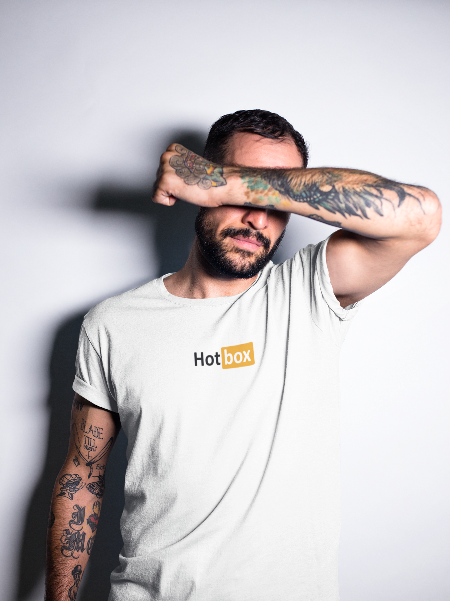 Hot Box Mens Half Sleeves T-shirt- FunkyTeesClub