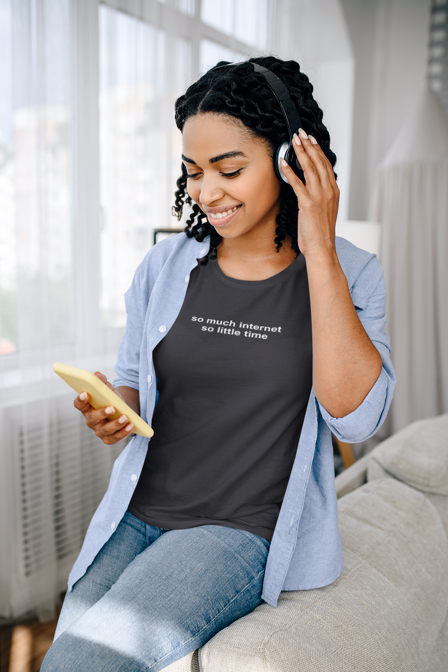 So Much Internet So Little Time Women Half Sleeves T-shirt- FunkyTeesClub