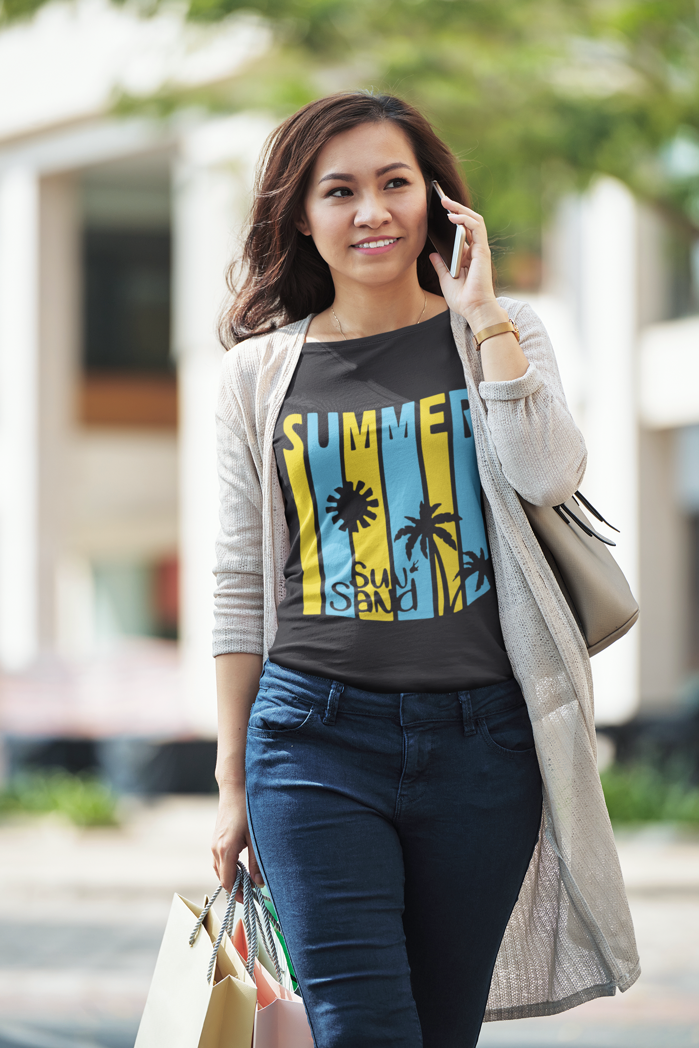 Summer Women Half Sleeves T-shirt- FunkyTeesClub