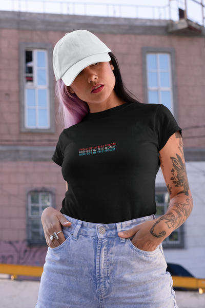 Highest in the room Minimal Women Half Sleeves T-shirt- FunkyTeesClub
