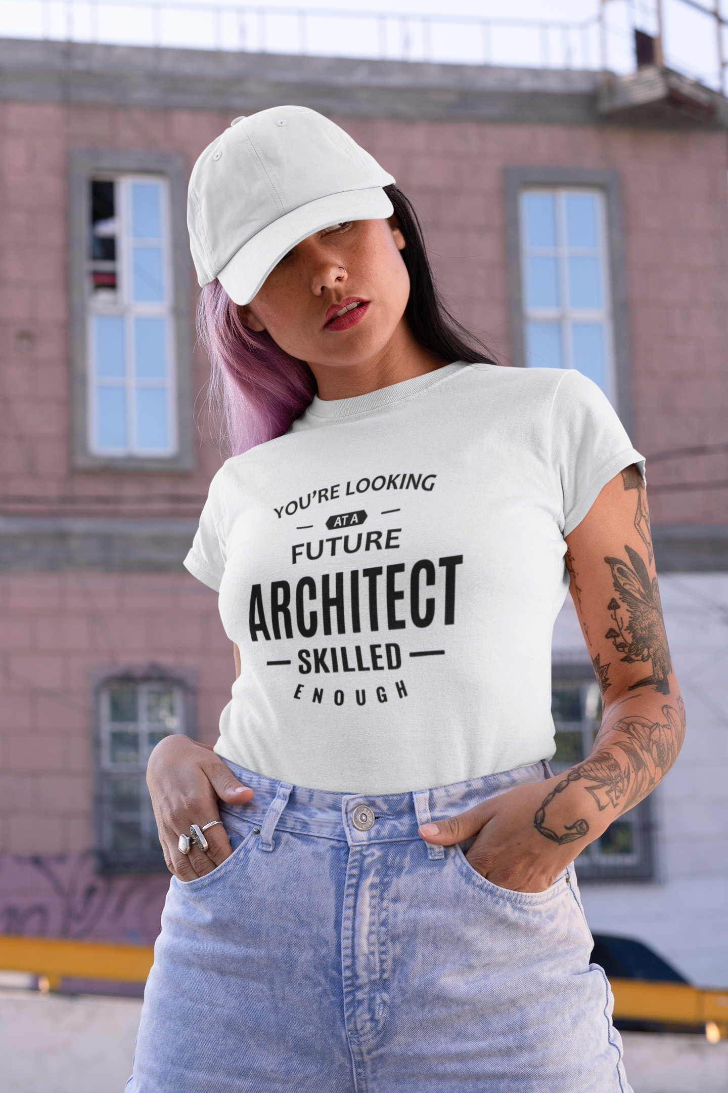 Future Architect Profession Women Half Sleeves T-shirt- FunkyTeesClub