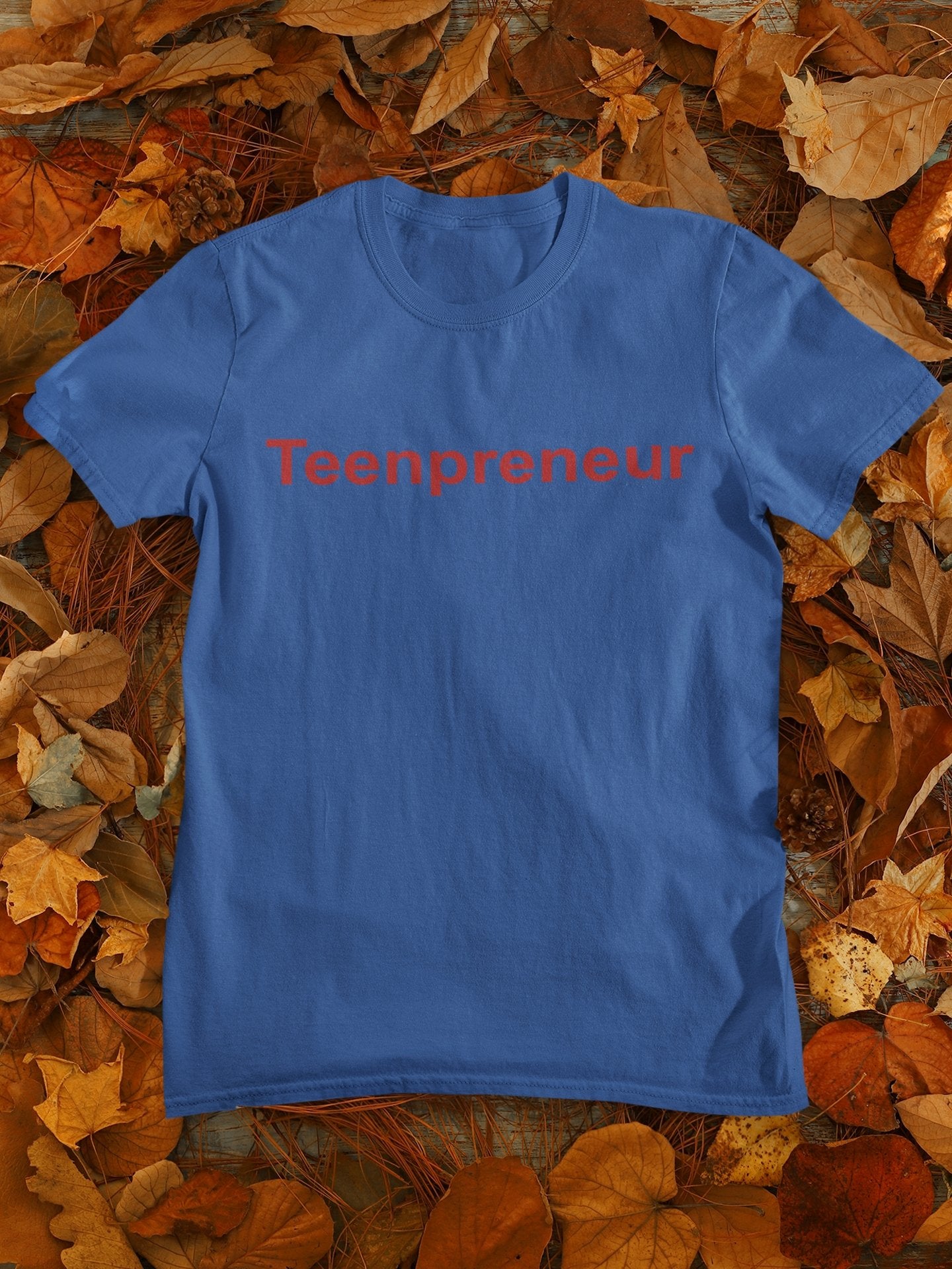 Teenpreneur Mens Half Sleeves T-shirt- FunkyTeesClub - Funky Tees Club