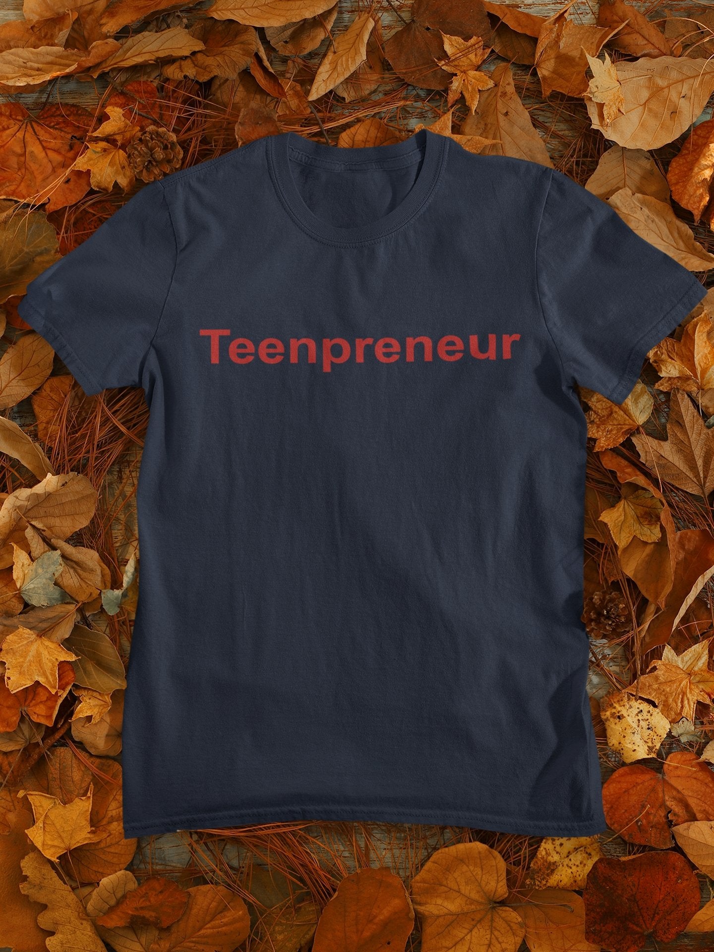 Teenpreneur Mens Half Sleeves T-shirt- FunkyTeesClub - Funky Tees Club