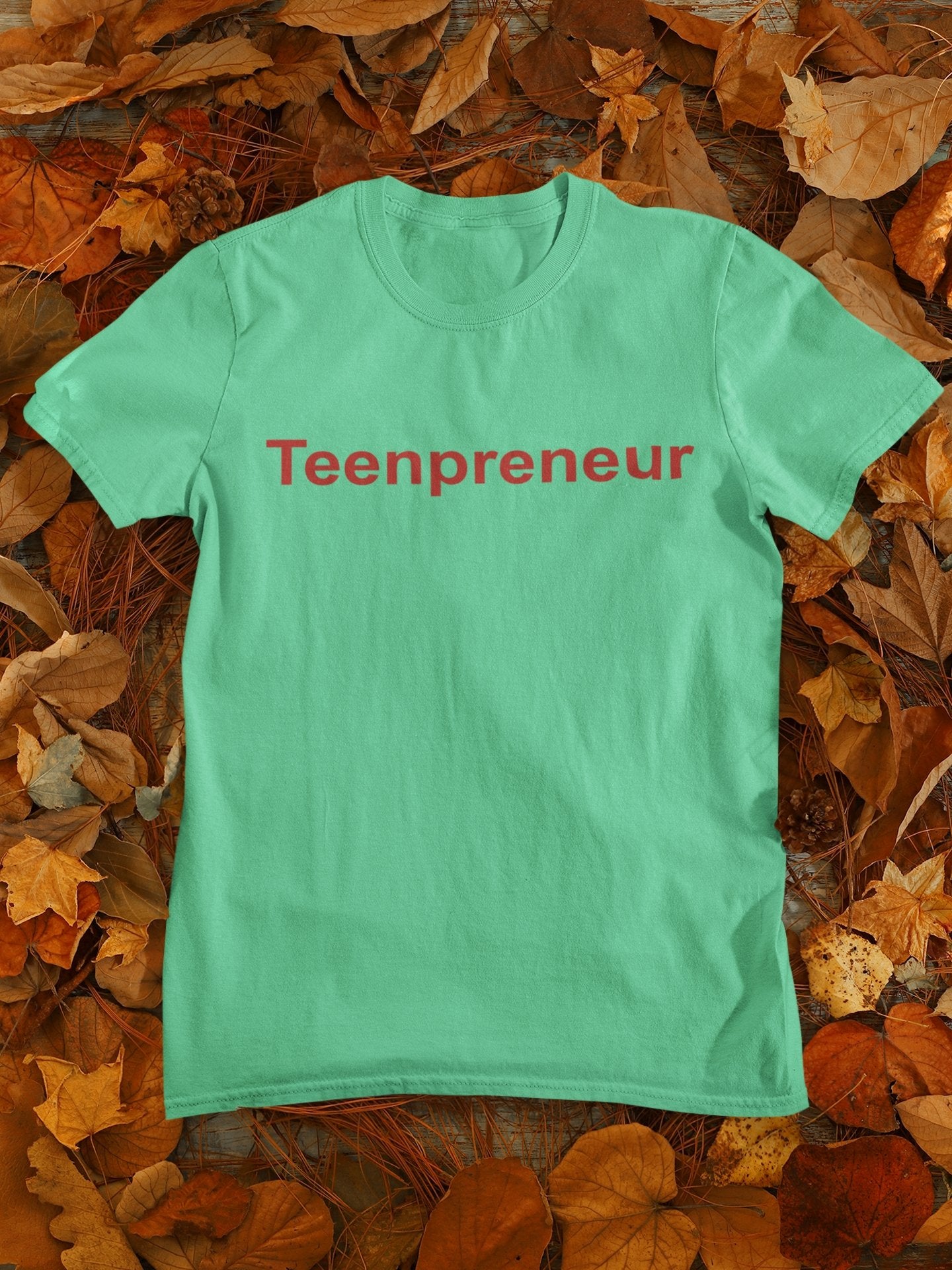 Teenpreneur Mens Half Sleeves T-shirt- FunkyTeesClub - Funky Tees Club