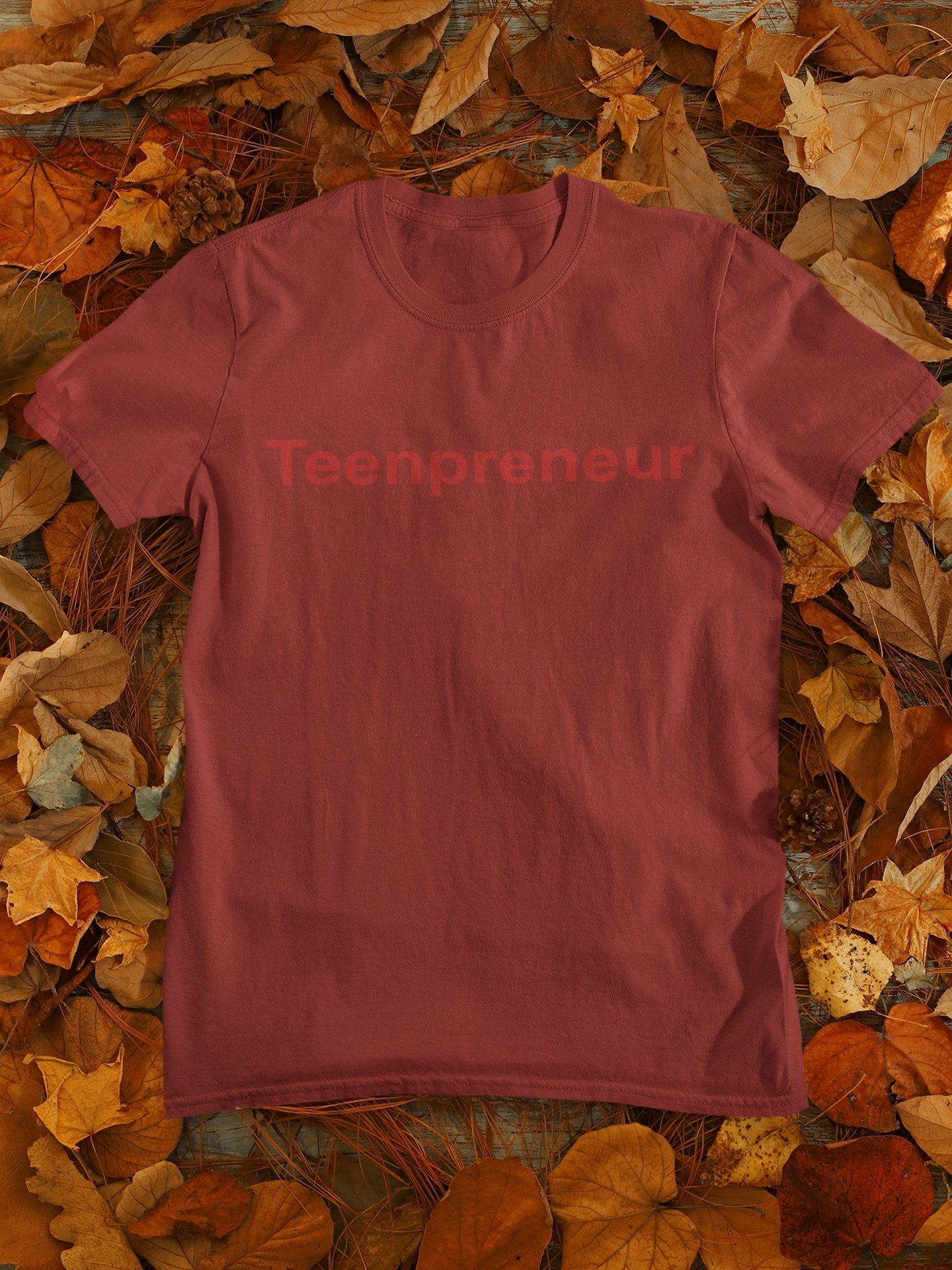 Teenpreneur Mens Half Sleeves T-shirt- FunkyTeesClub - Funky Tees Club