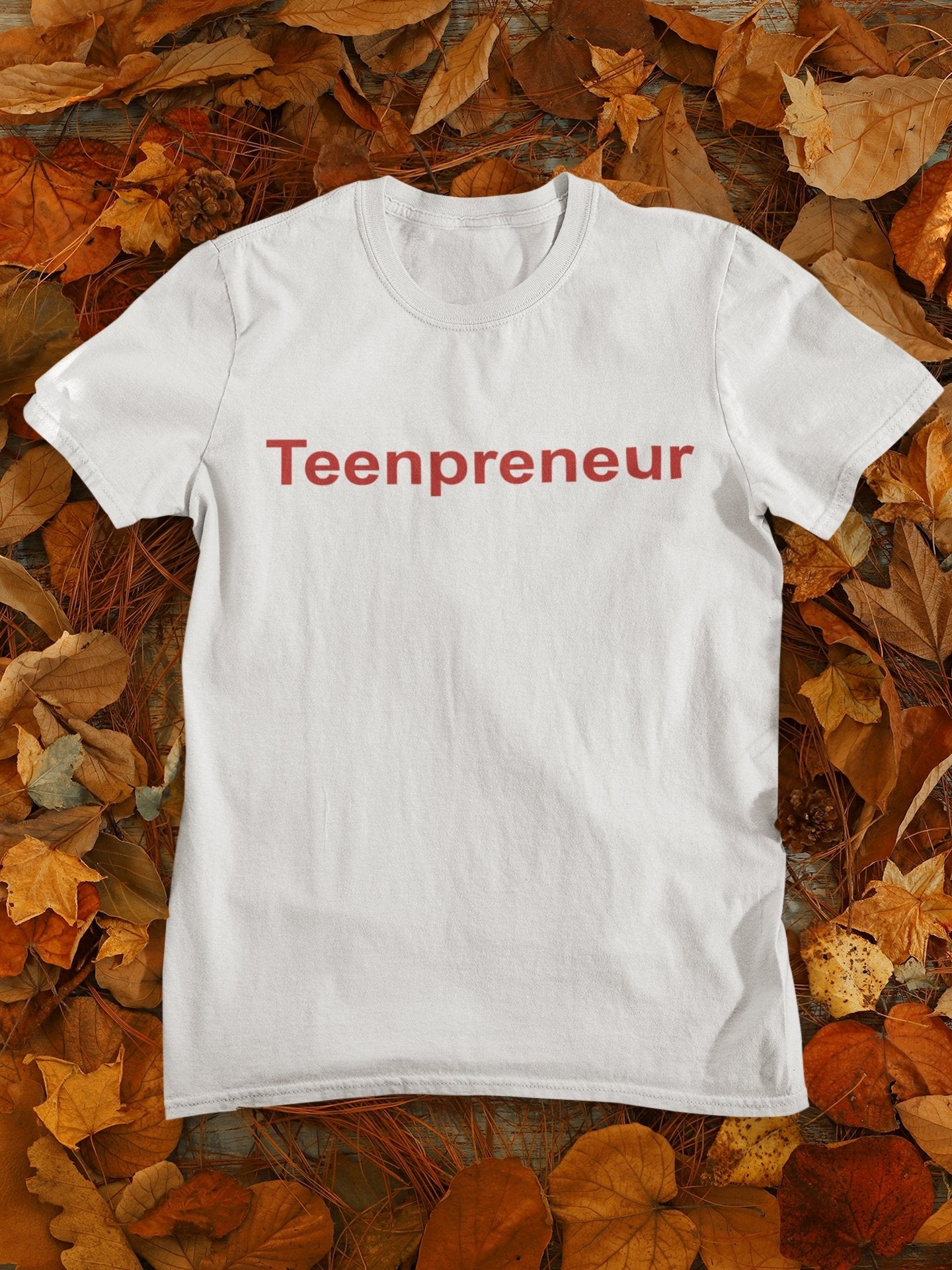 Teenpreneur Mens Half Sleeves T-shirt- FunkyTeesClub - Funky Tees Club