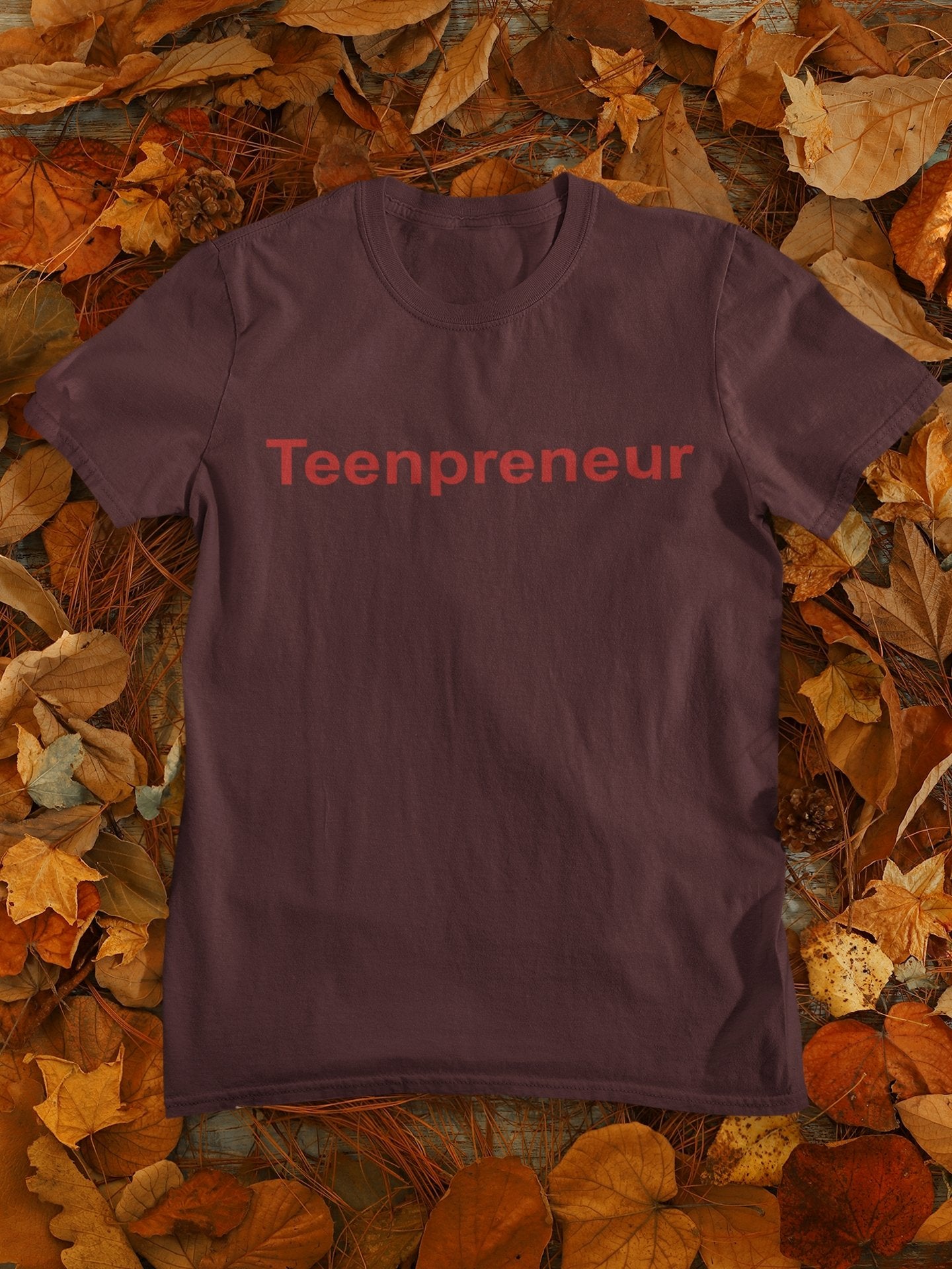 Teenpreneur Mens Half Sleeves T-shirt- FunkyTeesClub - Funky Tees Club