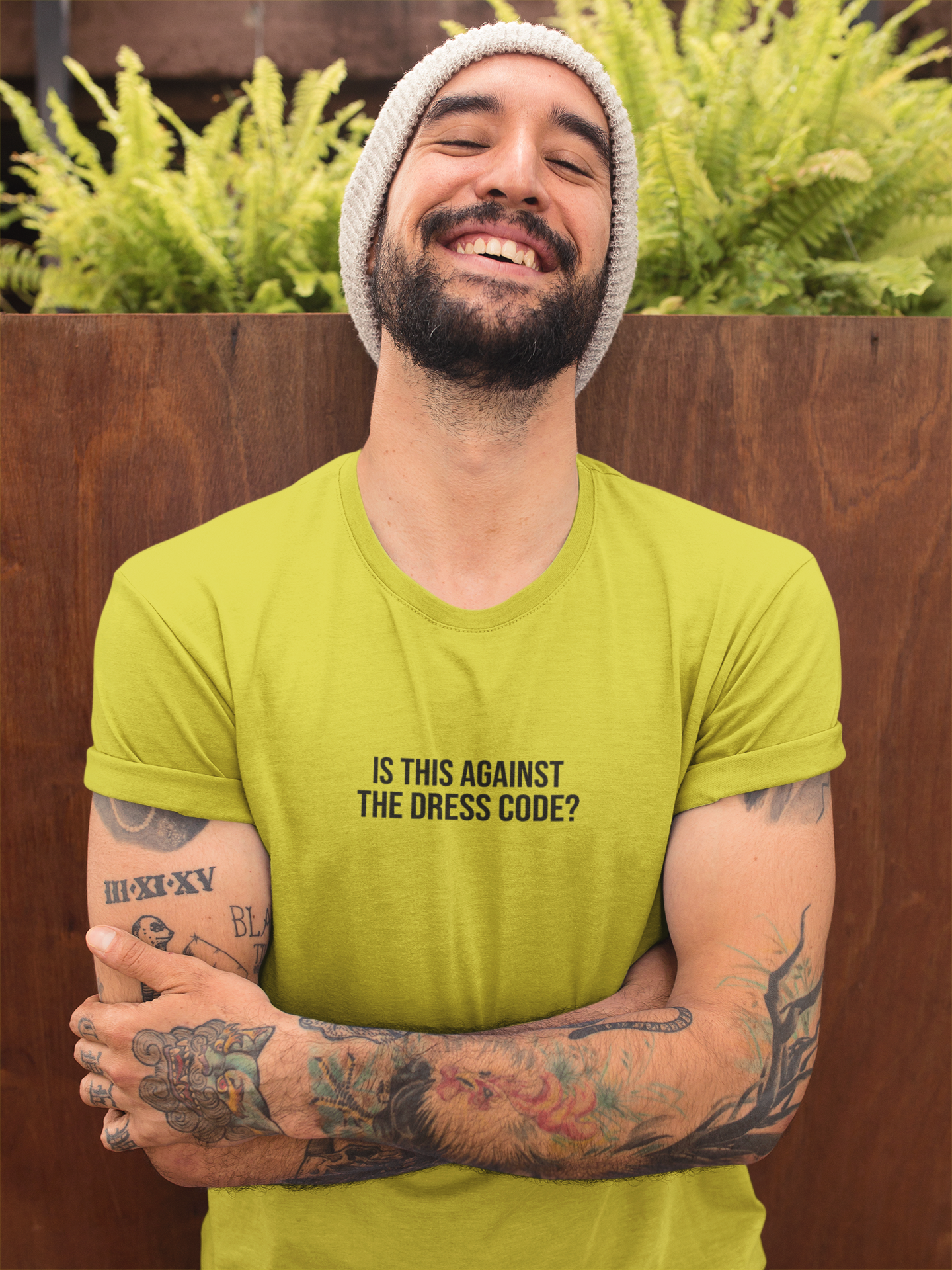 Is This Against Dress Code Mens Half Sleeves T-shirt- FunkyTeesClub