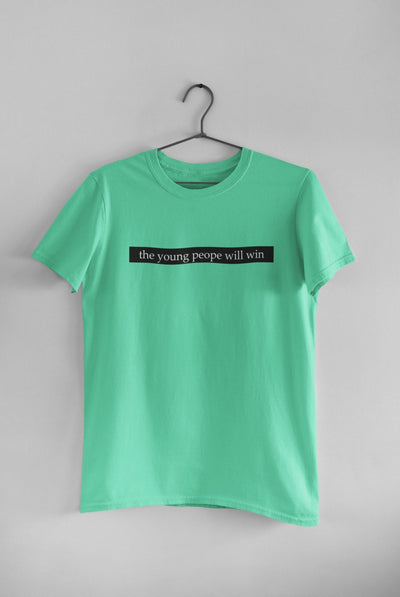 The Young People Will Win Teenpreneur Mens Half Sleeves T-shirt- FunkyTeesClub - Funky Tees Club