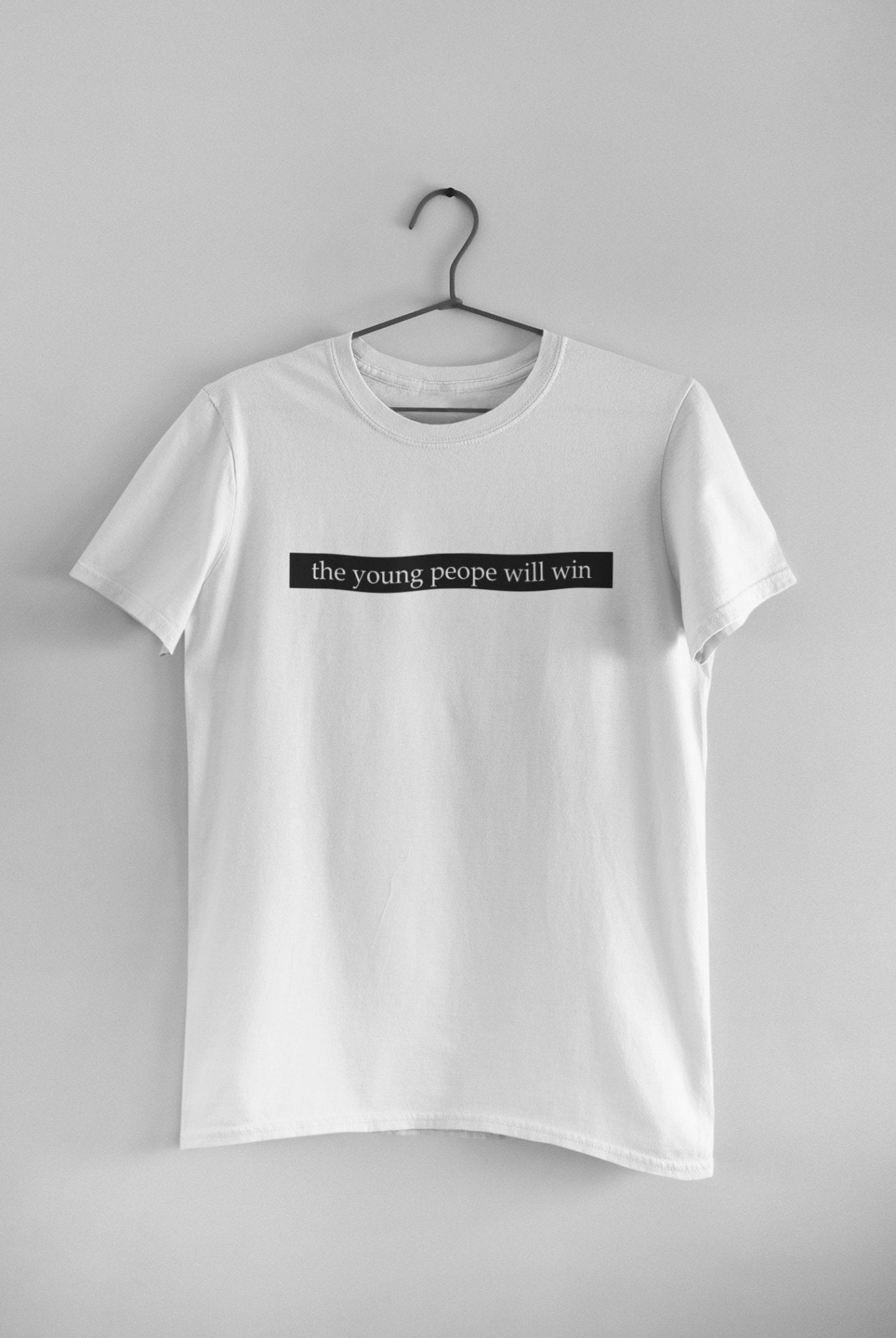 The Young People Will Win Teenpreneur Mens Half Sleeves T-shirt- FunkyTeesClub - Funky Tees Club