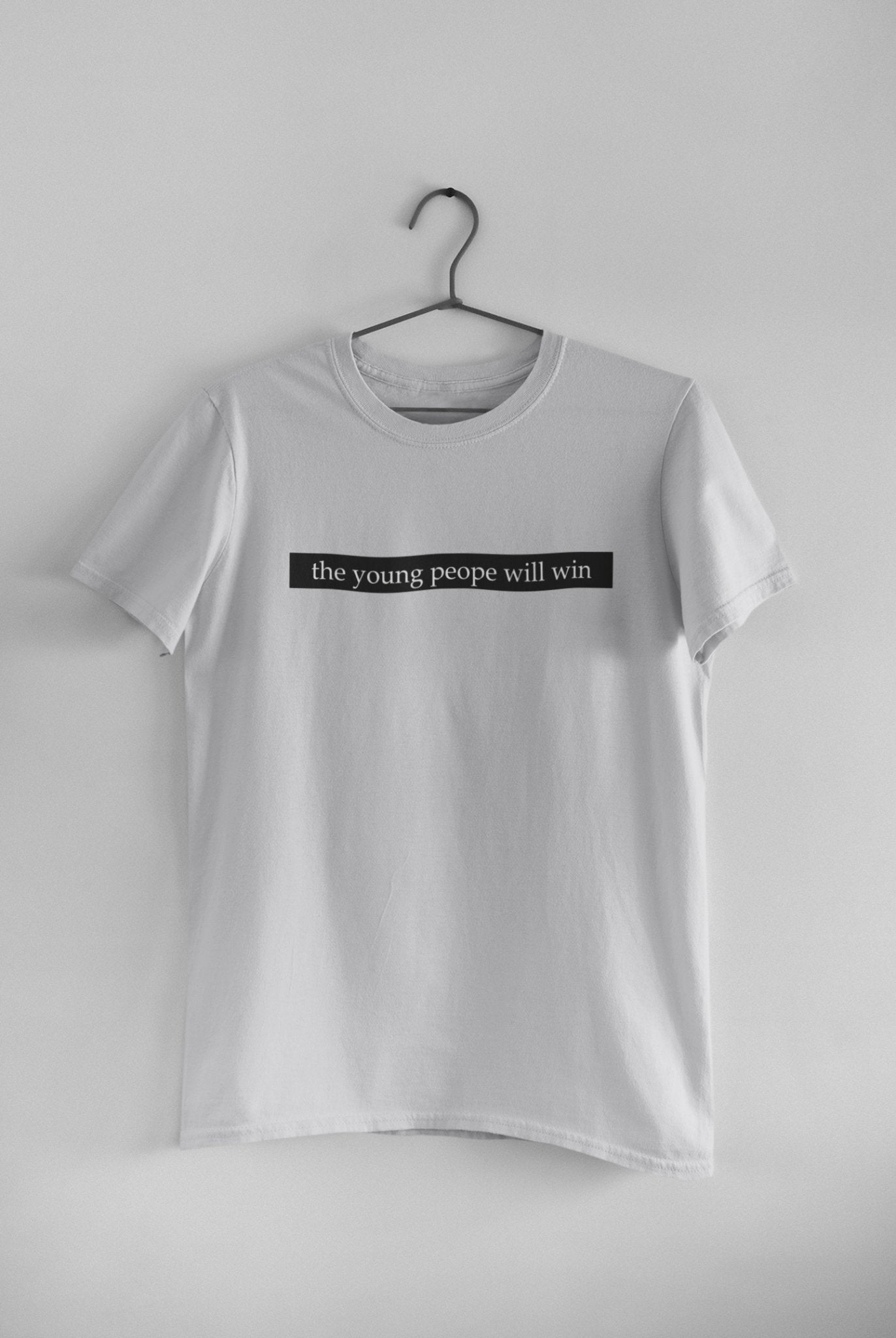 The Young People Will Win Teenpreneur Mens Half Sleeves T-shirt- FunkyTeesClub - Funky Tees Club