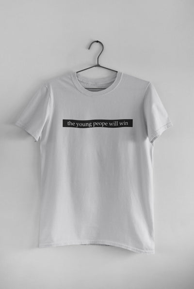 The Young People Will Win Teenpreneur Mens Half Sleeves T-shirt- FunkyTeesClub - Funky Tees Club