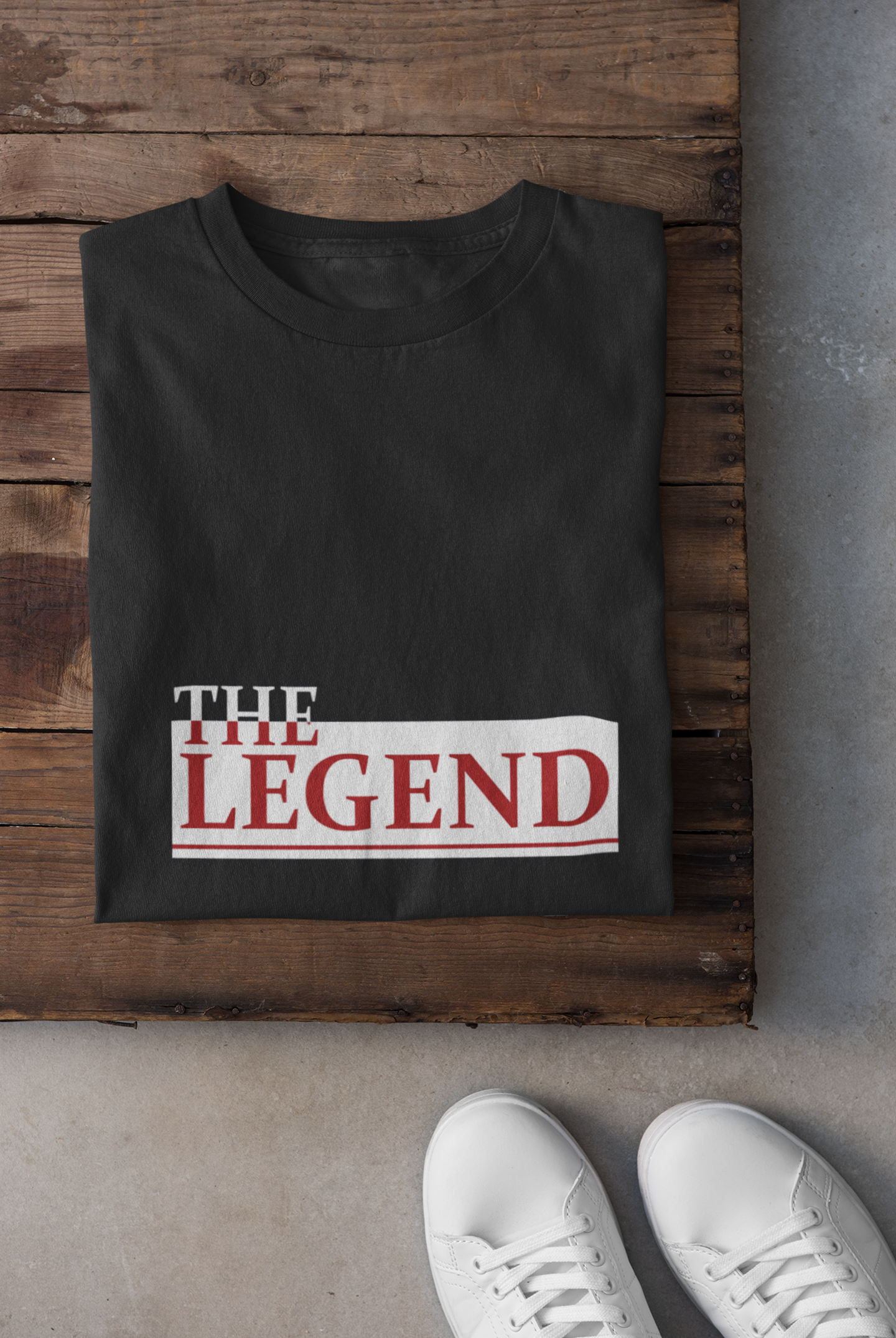The Legend Mother And Son Black Matching T-Shirt- FunkyTeesClub