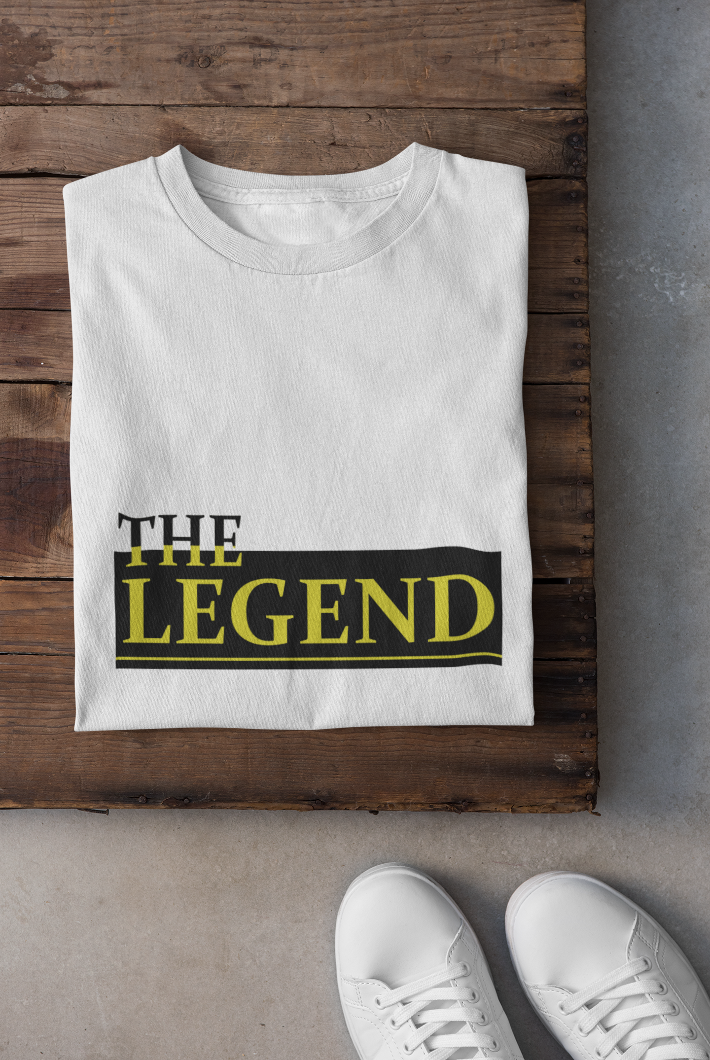 The Legend Mother And Son White Matching T-Shirt- FunkyTeesClub