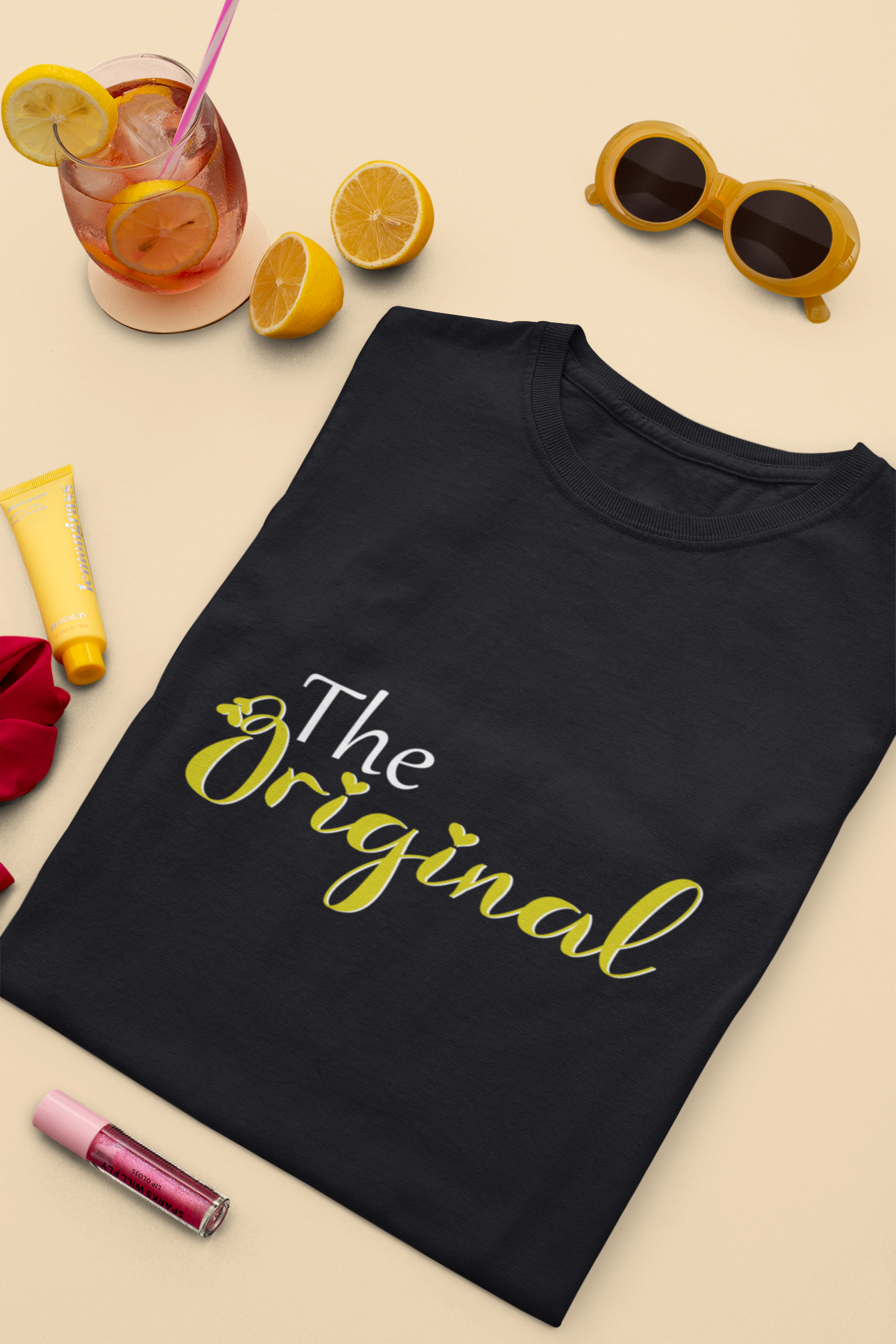 The Original Mother And Son Black Matching T-Shirt- FunkyTeesClub