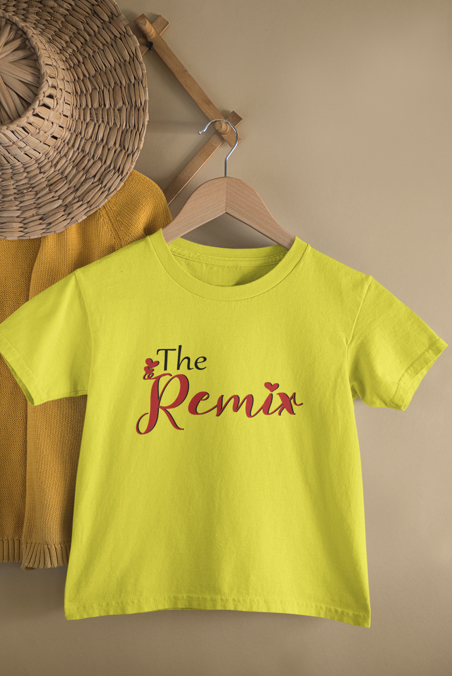 The Original Mother And Son Yellow Matching T-Shirt- FunkyTeesClub