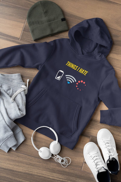 Things I hate Geek Hoodies for Women-FunkyTeesClub - Funky Tees Club
